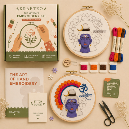The Shiva DIY Embroidery Kit