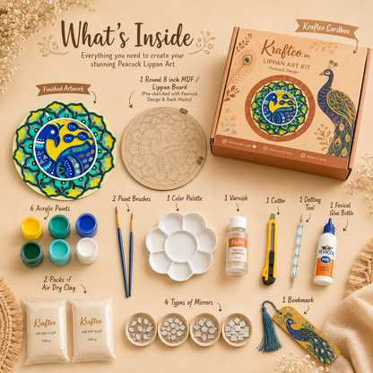 Peacock Lippan Art Kit