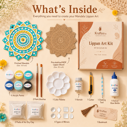 Rangoli Lippan Art Kit