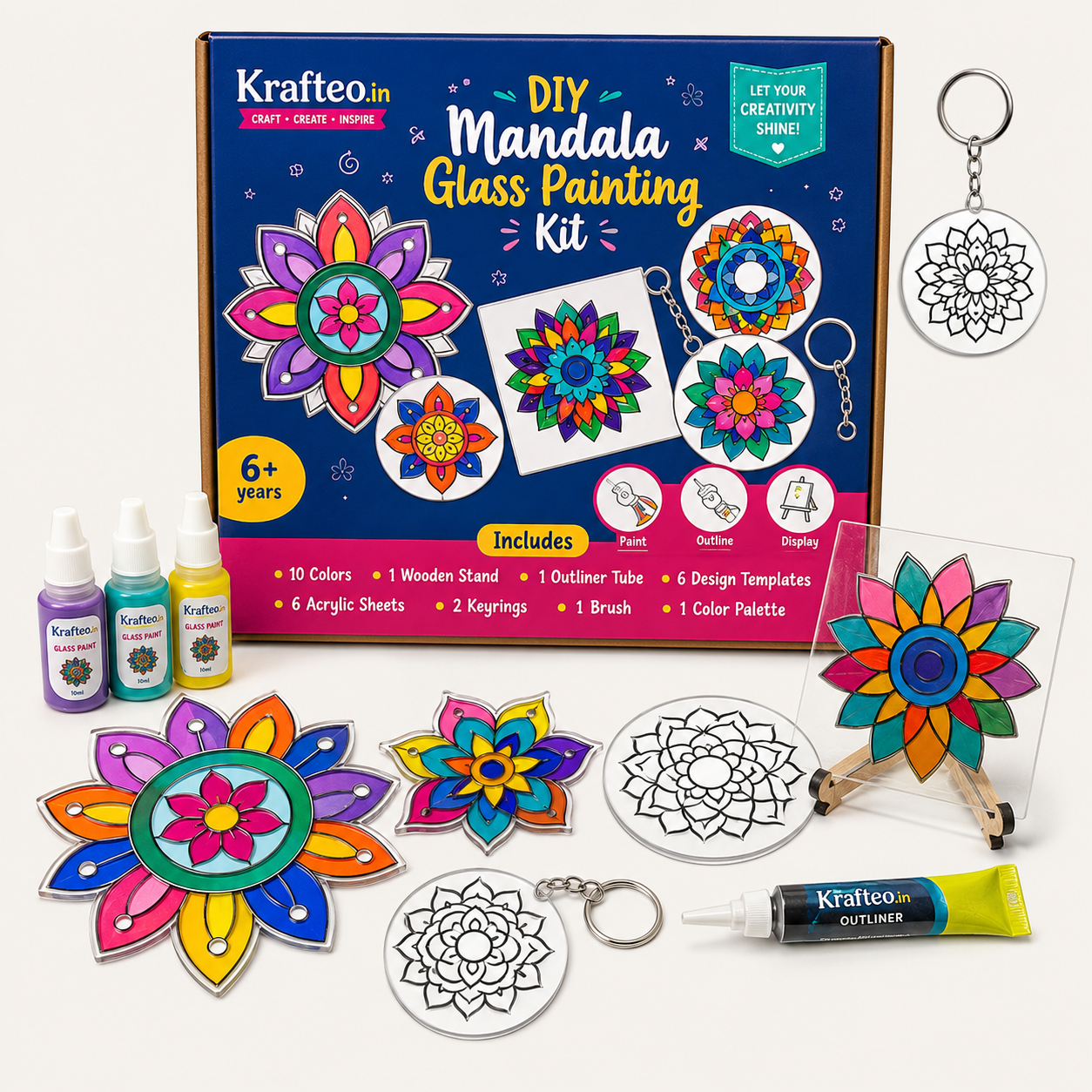 DIY Glass Painting Kit