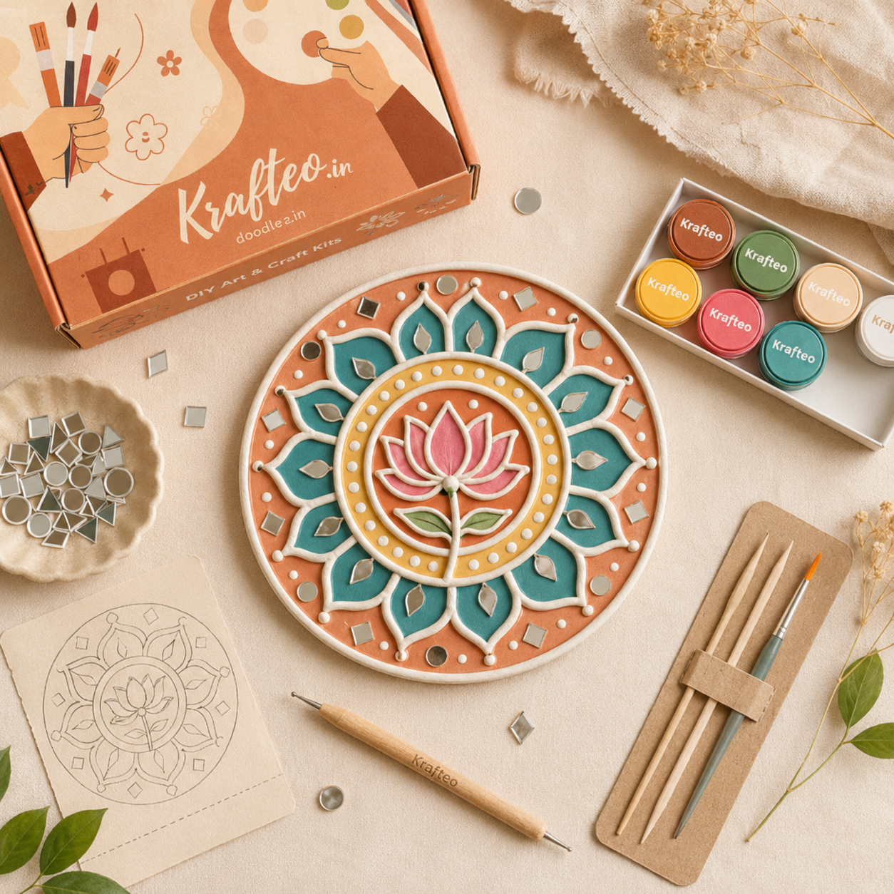 Krafteo Lippan Art Kits