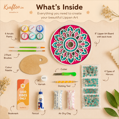 Mandala Lippan Art Kit