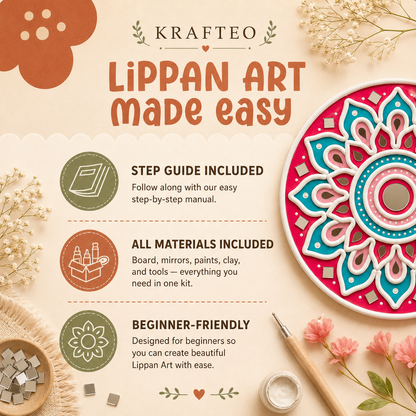 Mandala Lippan Art Kit