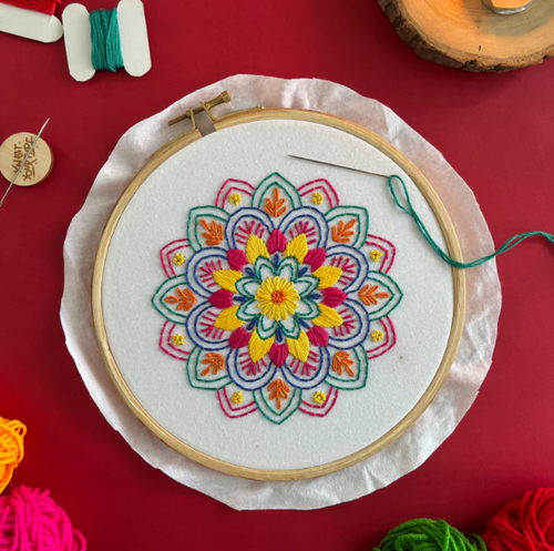 Mandala Art DIY Embroidery Kit