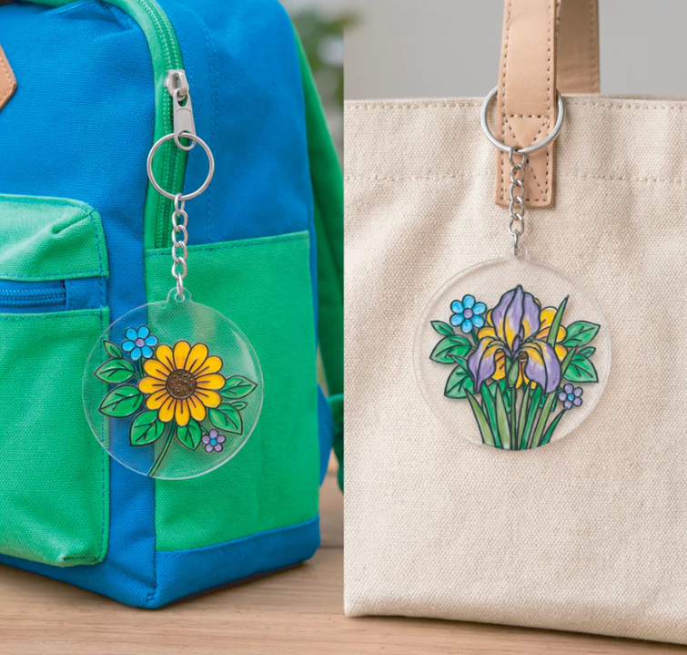 Floral Glass Painting Kit