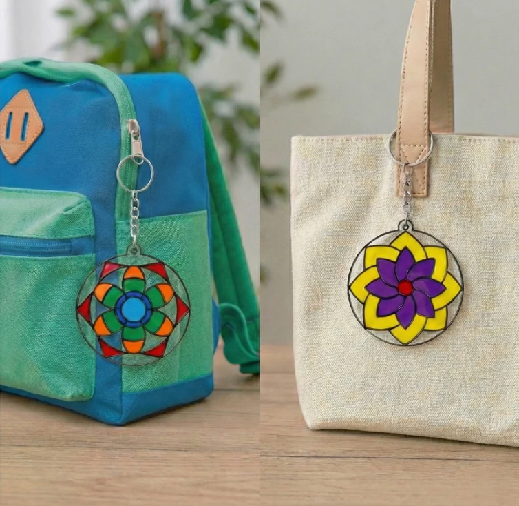Mandala Glass Painting Kit