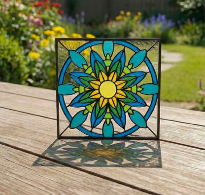 Mandala Glass Painting Kit